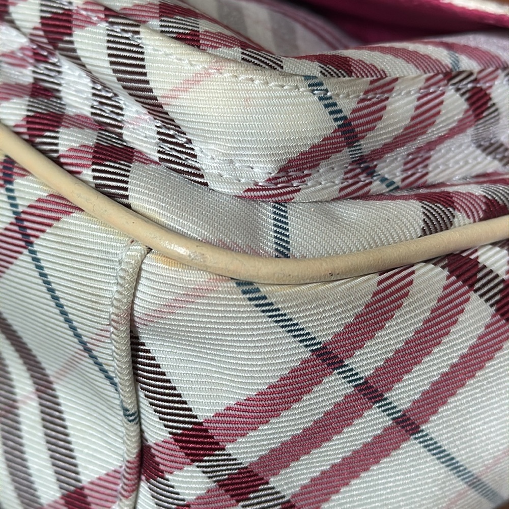 Burberry Blue Label Nova Check Nylon Crossbody Bag - Picture 11 of 14